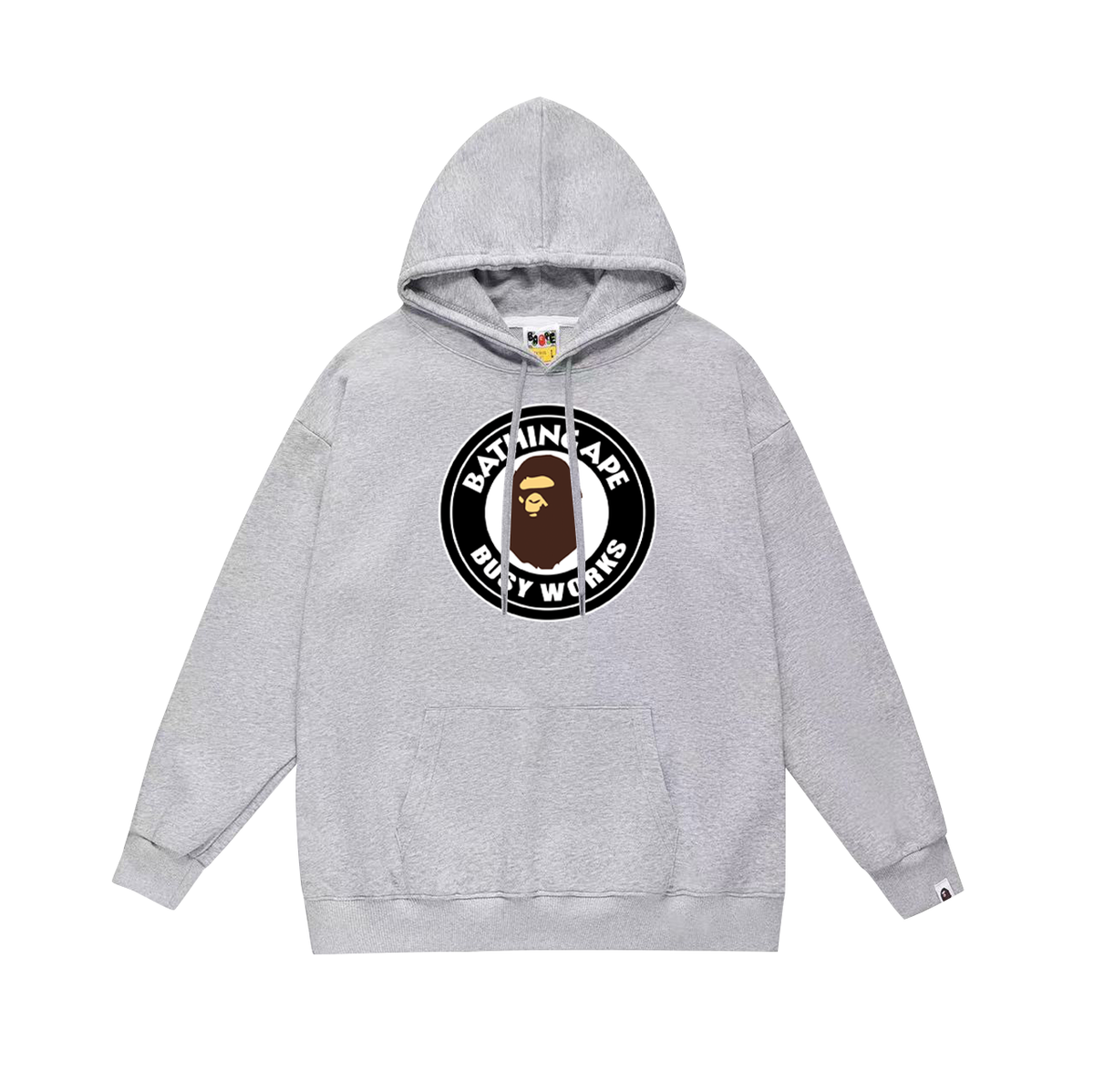 BAPE Busy Works Circle Logo Pullover Hoodie