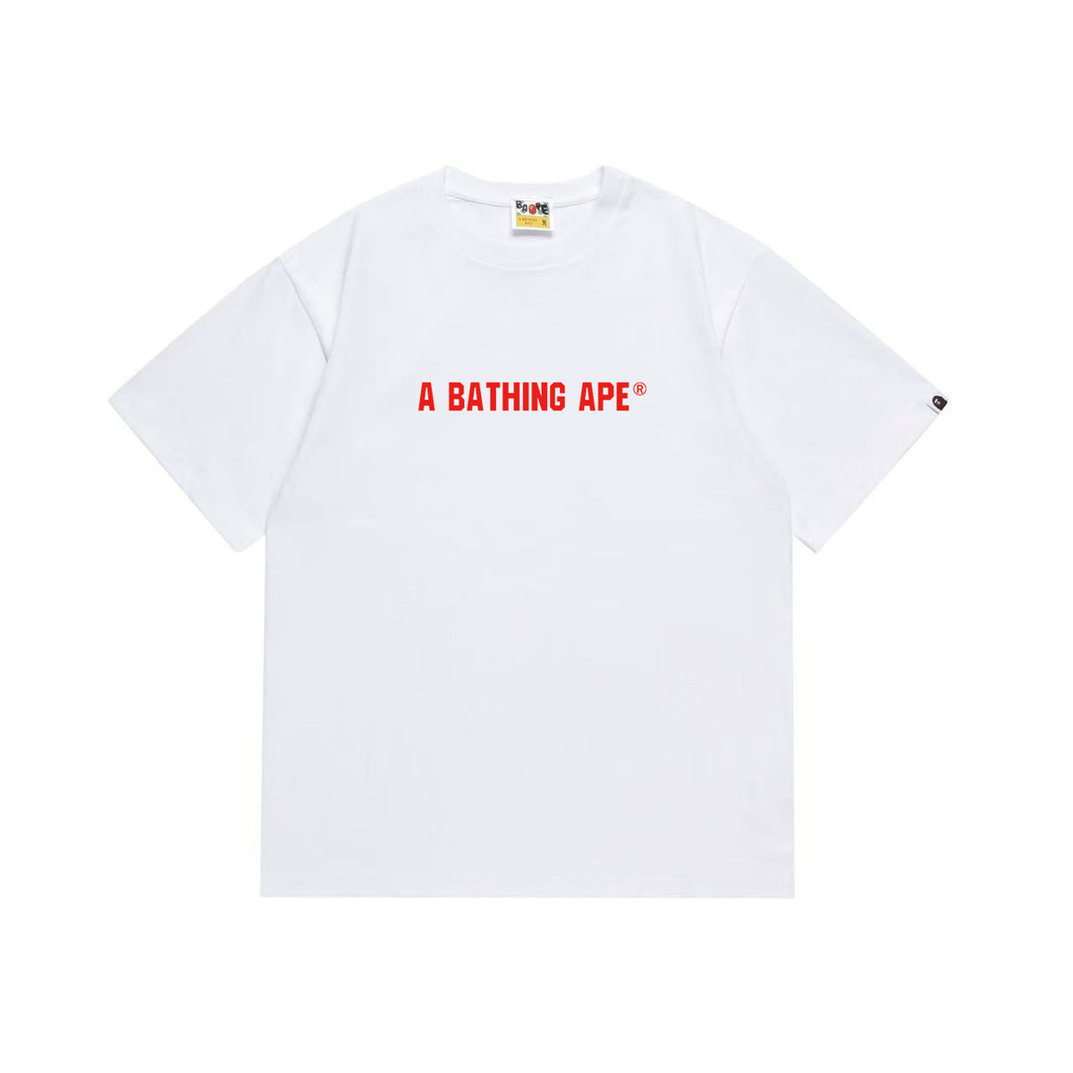 BAPE Busy Works Red Camo Back Graphic T-Shirt