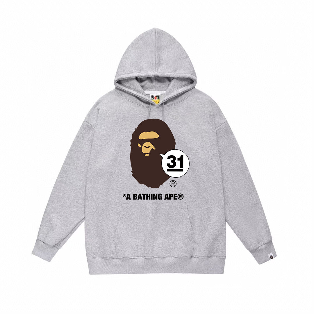 BAPE 31 Speech Bubble Ape Head Pullover Hoodie