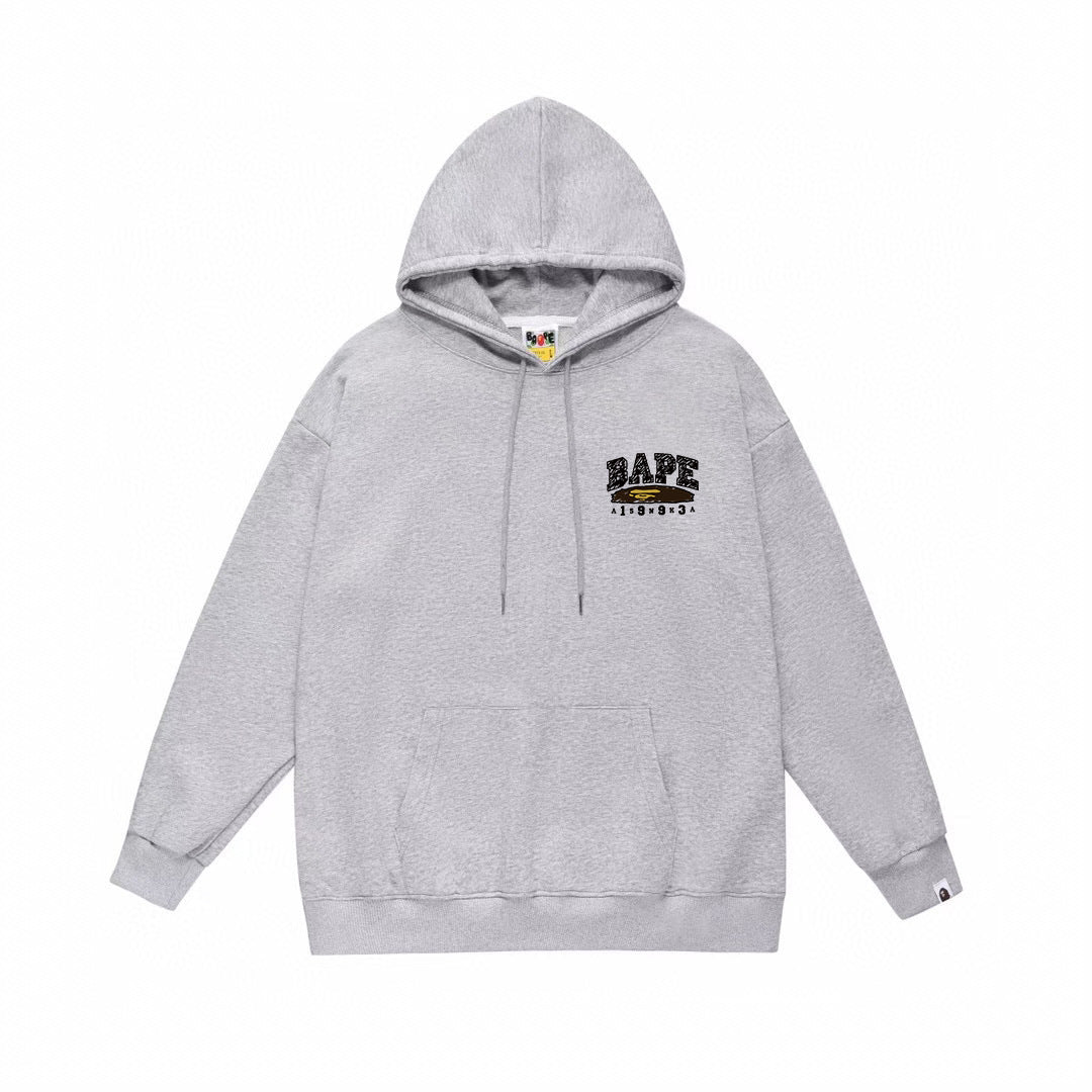 BAPE Chest Logo & Back Script Pullover Hoodie