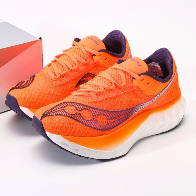 Saucony Endorphin Pro 4 Orange & Purple Running Shoes