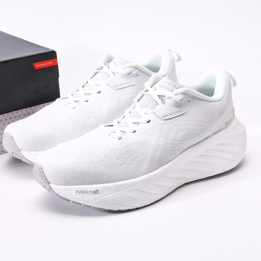 Saucony Triumph 22 White Running Shoes