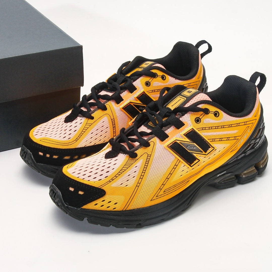 New Balance 1906E Yellow & Black Retro Sneakers