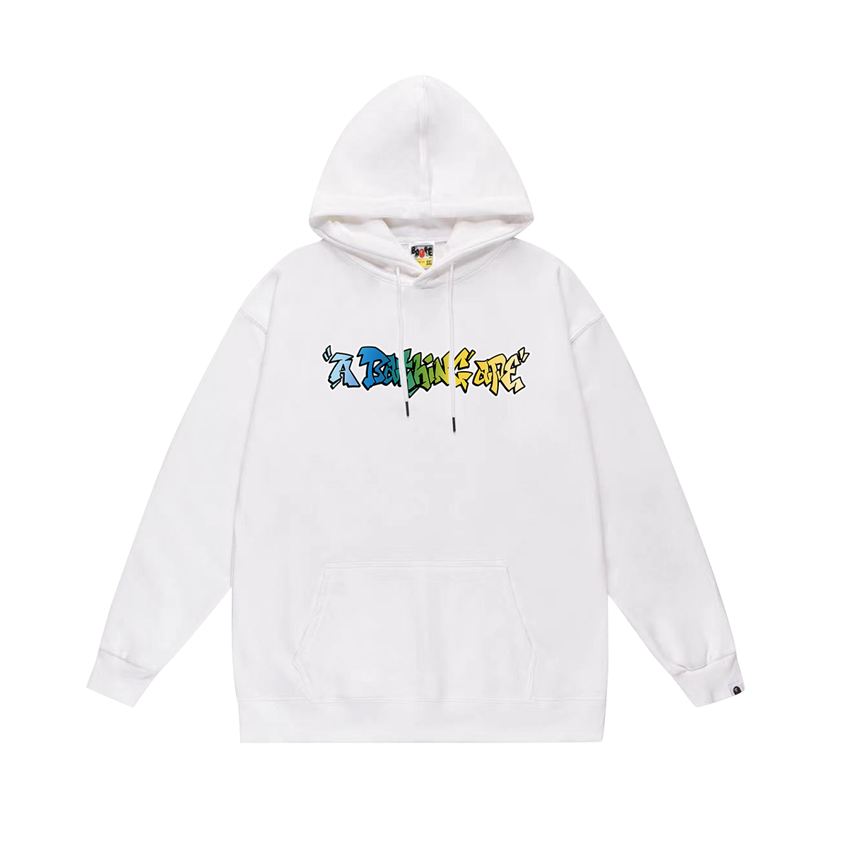 BAPE Graffiti Lettering & Shooting Star Pullover Hoodie