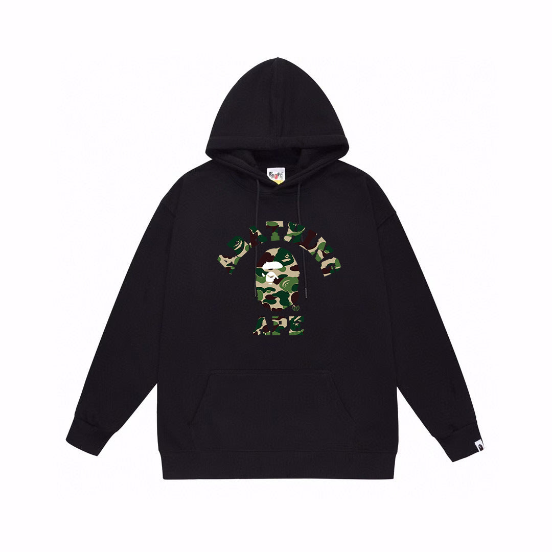 BAPE Camo College Ape Head Logo Pullover Hoodie