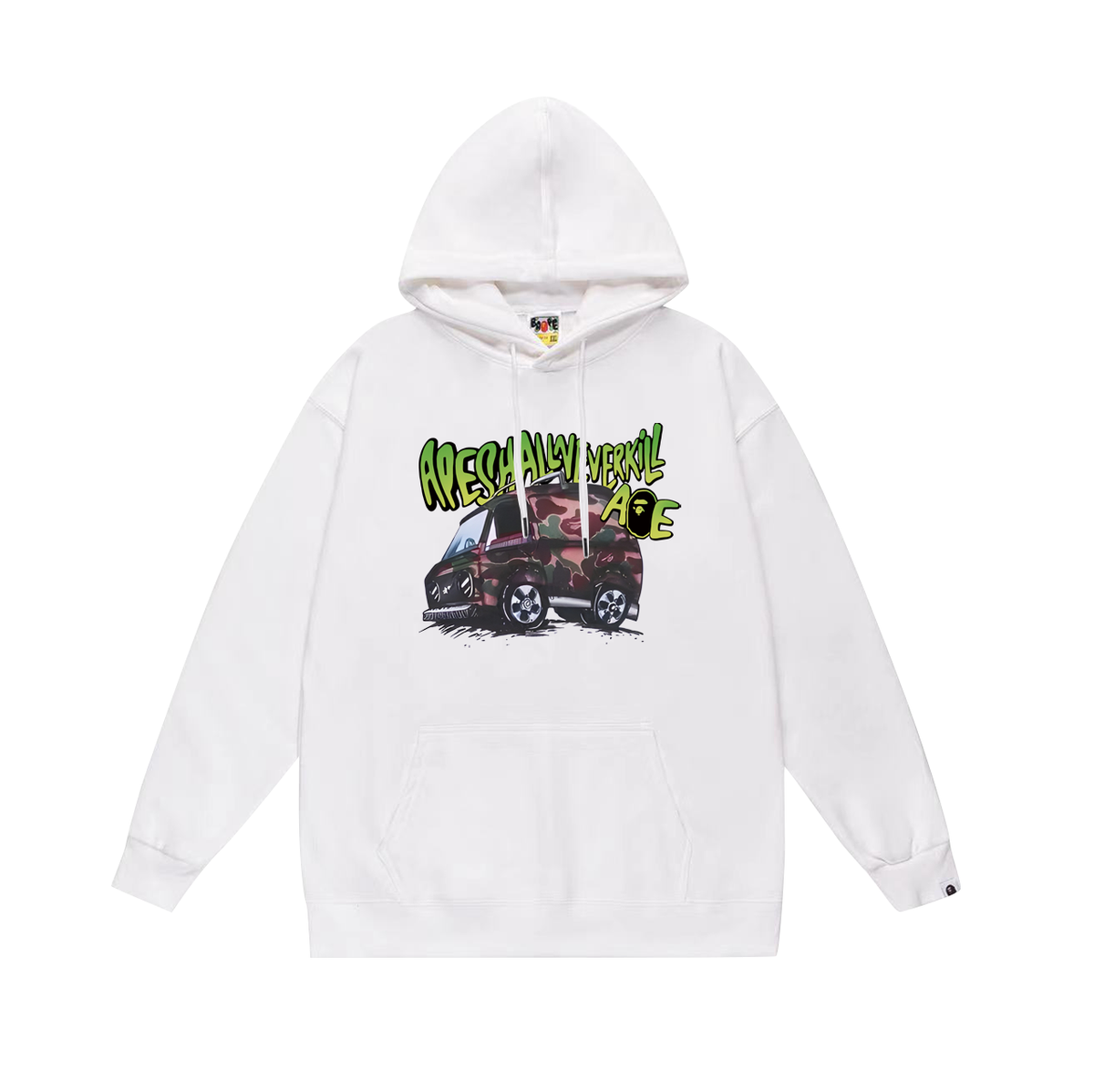 BAPE Camo Van Graphic Pullover Hoodie
