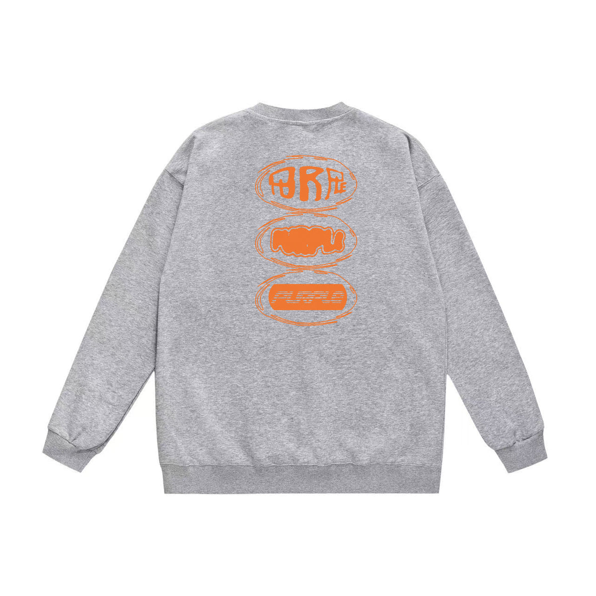 BAPE Orange Chest Logo Crew-Neck Sweatshirt