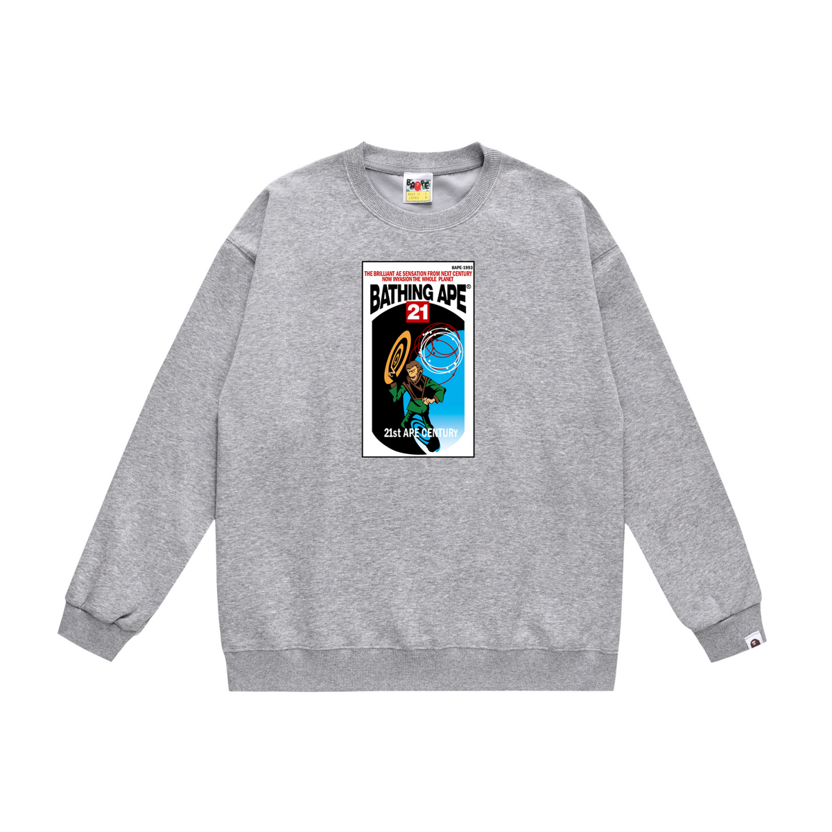 BAPE 21st Ape Century Comic Graphic Crew-Neck Sweatshirt
