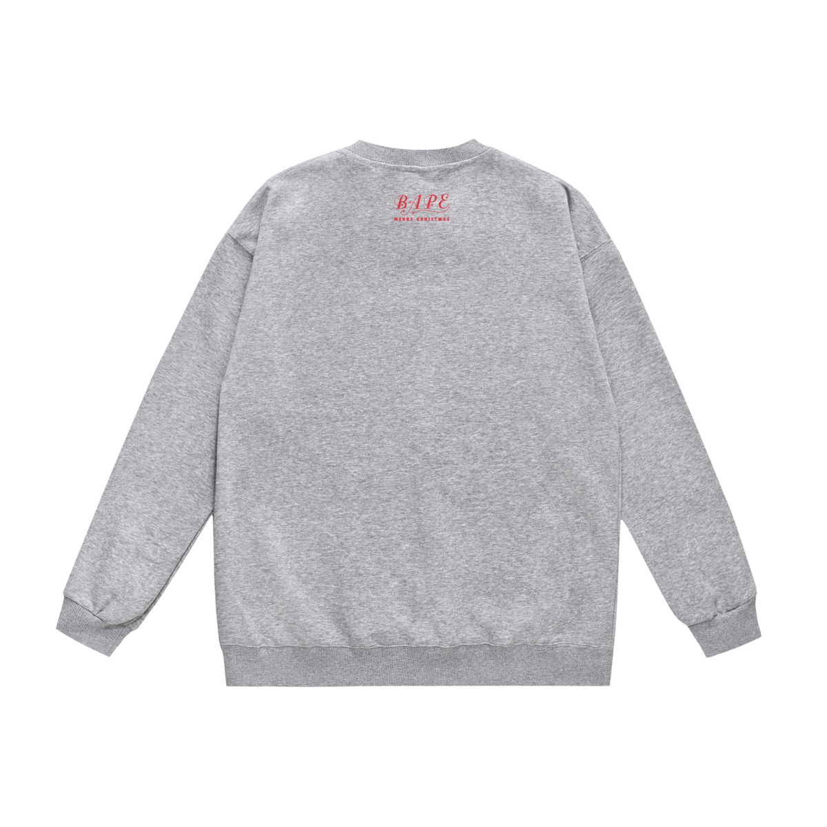 BAPE Christmas Gift Ape Head Crew-Neck Sweatshirt