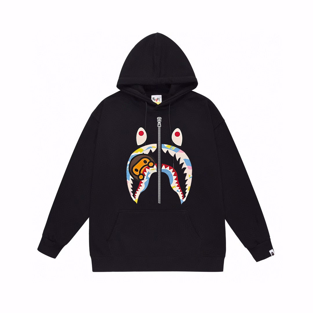 BAPE Baby Milo Pastel Shark Face Pullover Hoodie