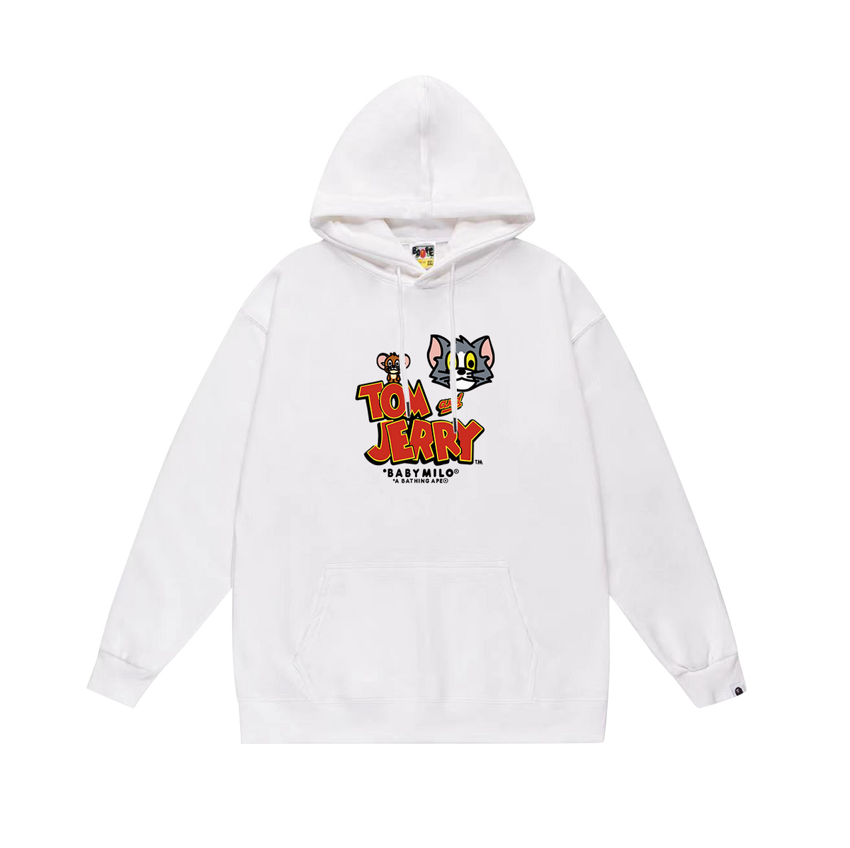 BAPE Baby Milo Tom and Jerry Graphic Pullover Hoodie
