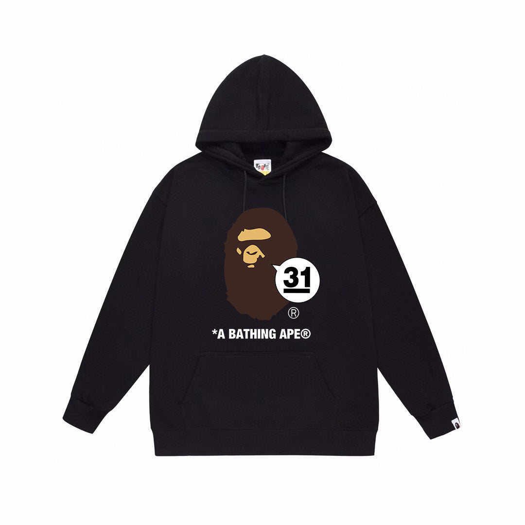BAPE 31 Speech Bubble Ape Head Pullover Hoodie