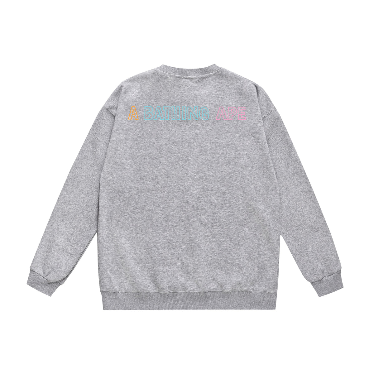BAPE Multicolor Skull Graphic Crew-Neck Sweatshirt
