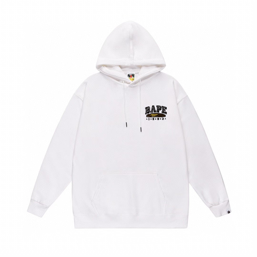 BAPE Chest Logo & Back Script Pullover Hoodie