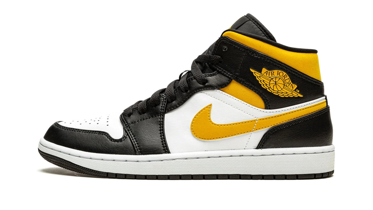 Air Jordan 1 Mid "White/Pollen/Black"