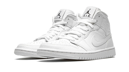 Air Jordan 1 Mid WMNS "White Snakeskin"