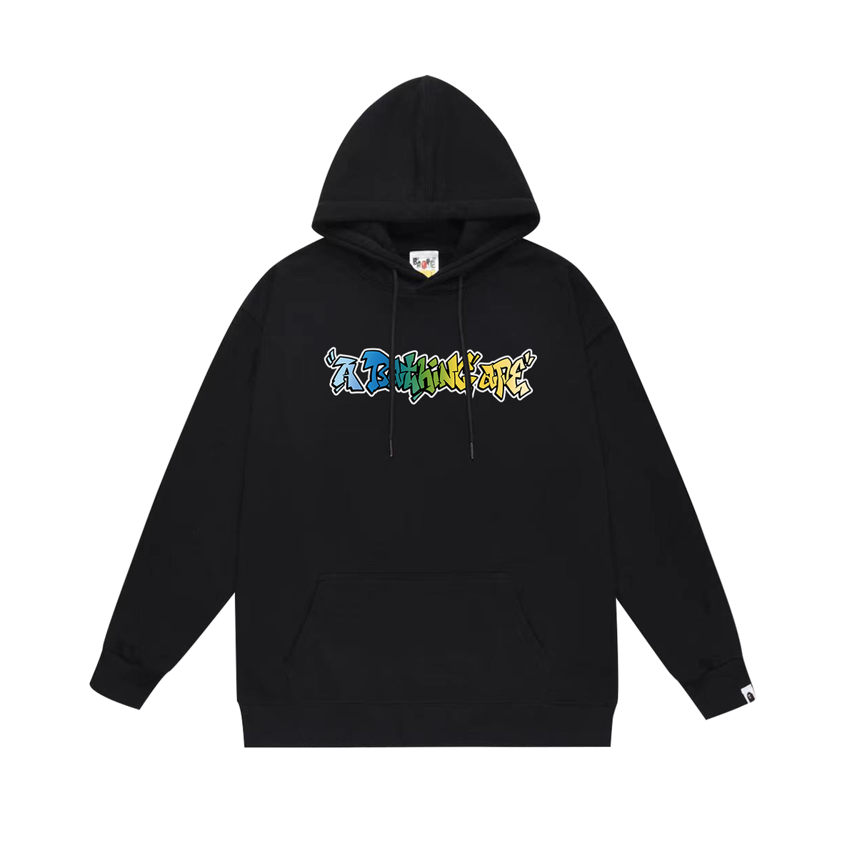 BAPE Graffiti Lettering & Shooting Star Pullover Hoodie