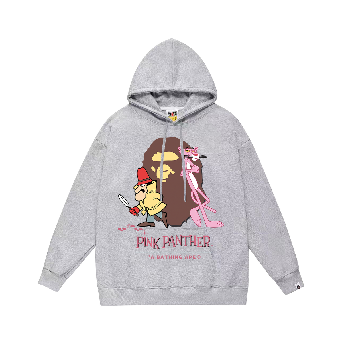 BAPE Pink Panther & Inspector Graphic Pullover Hoodie