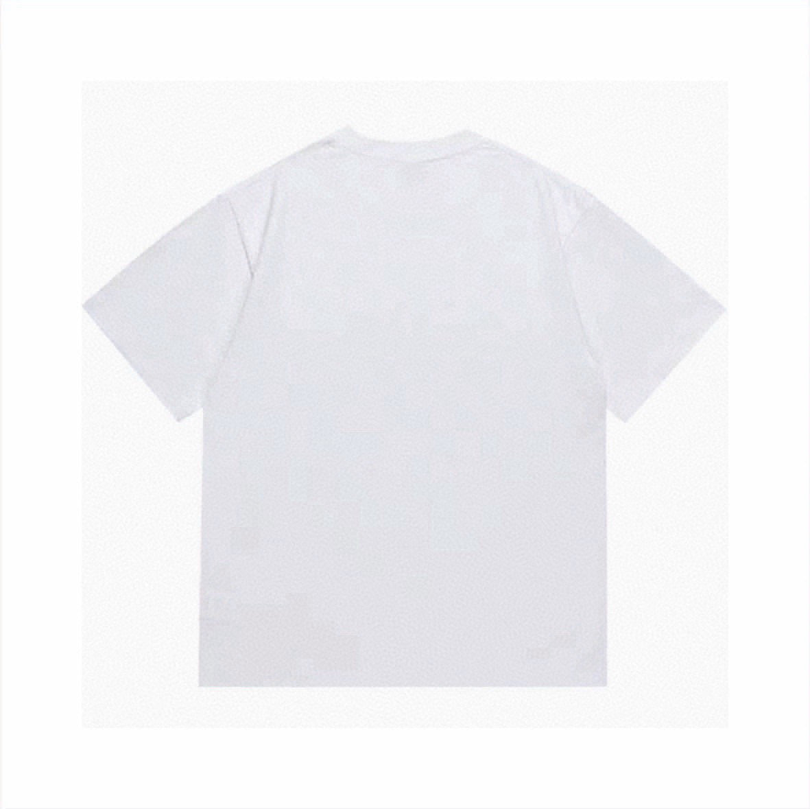 BAPE Blue & Pink Liquid-Style Ape Head Graphic T-Shirt
