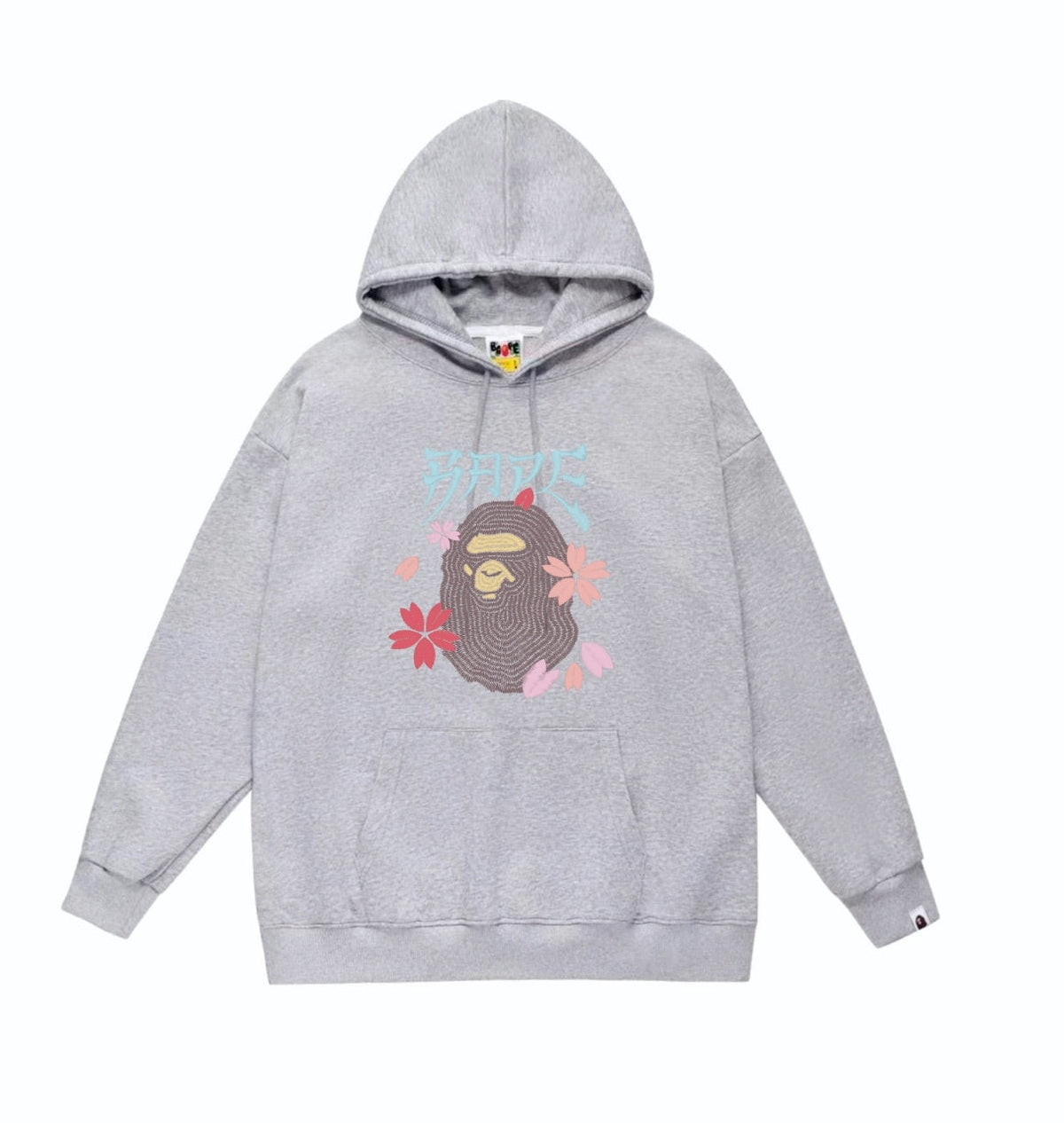 BAPE Cherry Blossom Contour Ape Head Pullover Hoodie