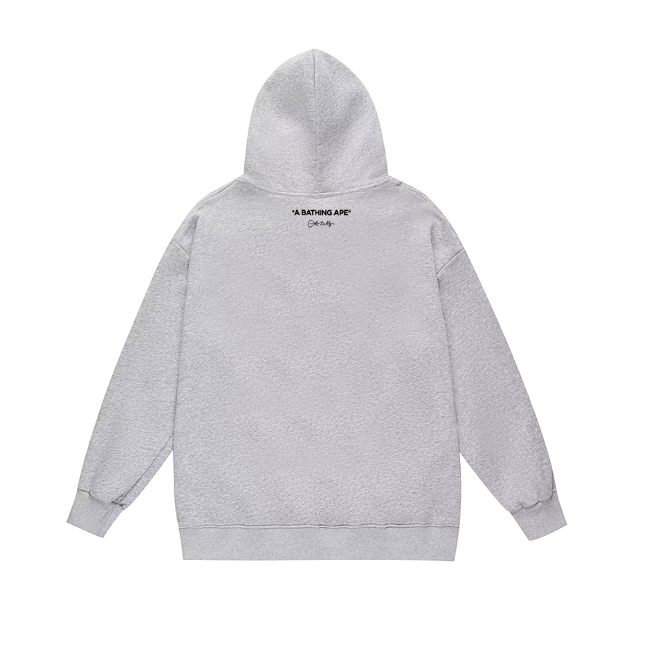 BAPE Pastel Abstract Ape Head Graphic Pullover Hoodie