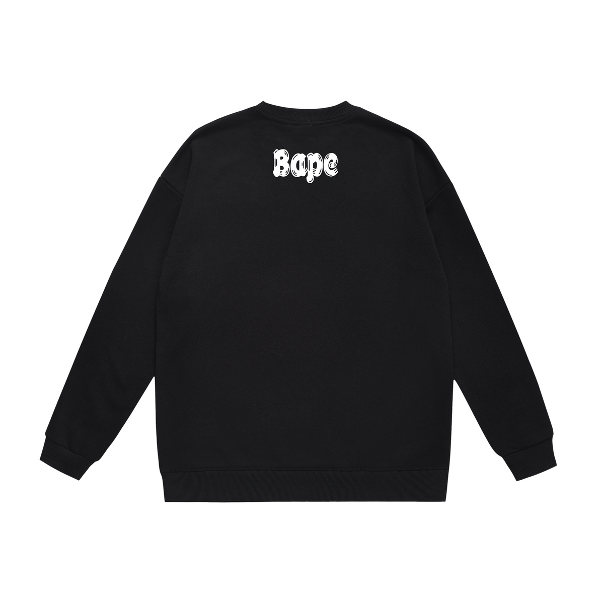BAPE Sketch-Style College Logo Crew-Neck Sweatshirt