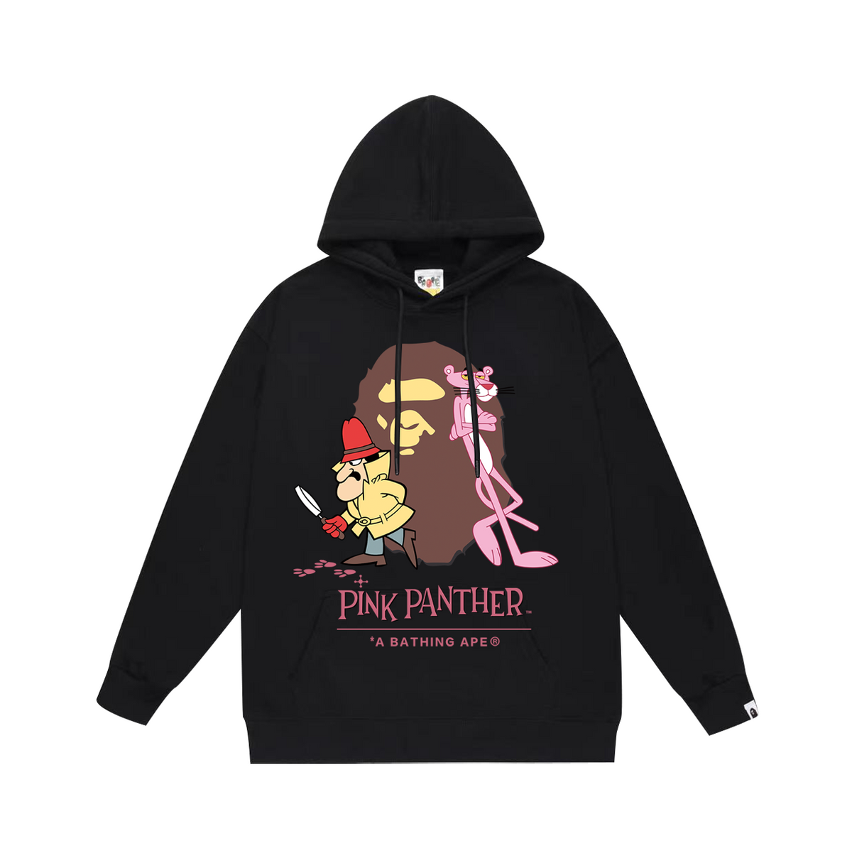 BAPE Pink Panther & Inspector Graphic Pullover Hoodie