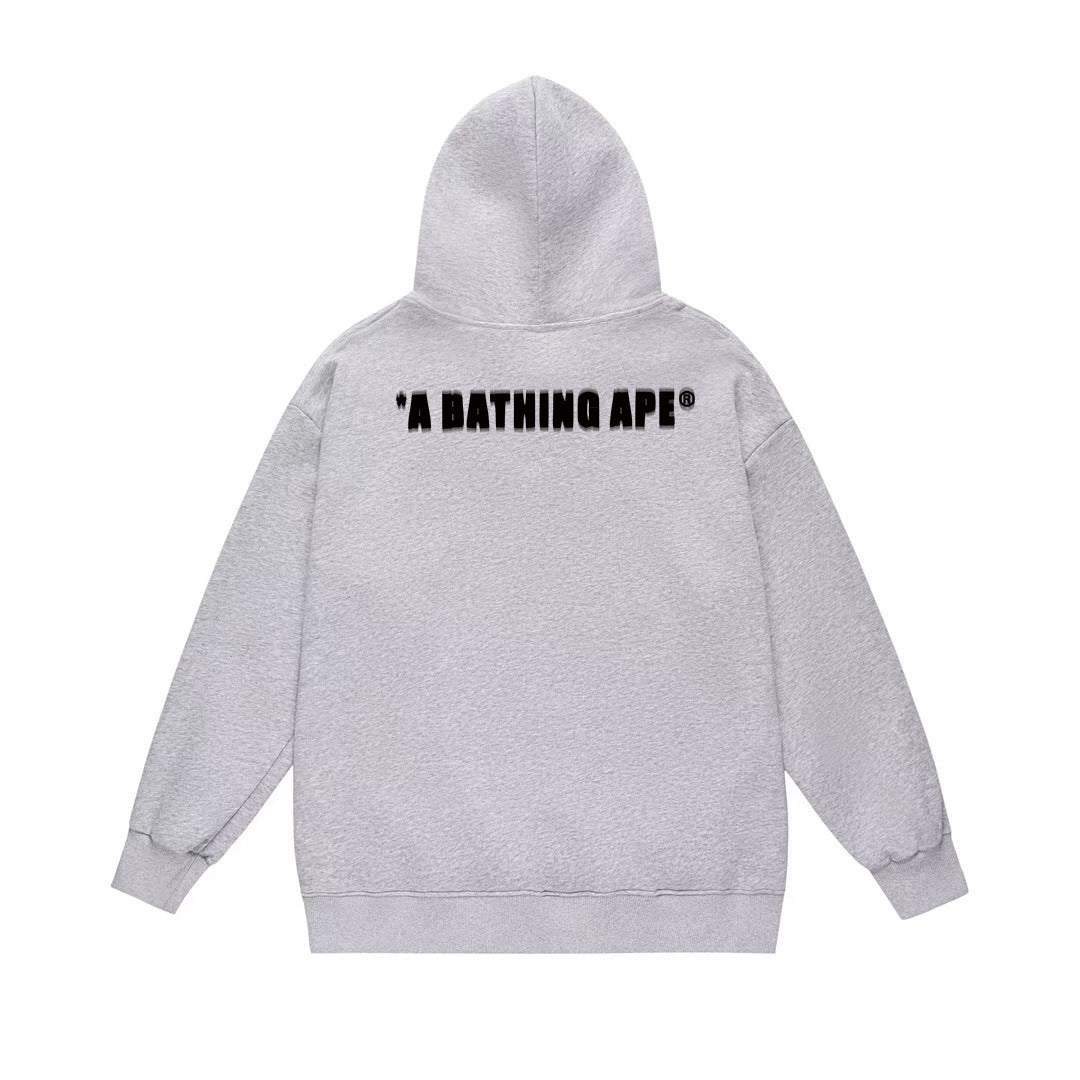 BAPE Pixel-Style Ape Head Graphic Pullover Hoodie