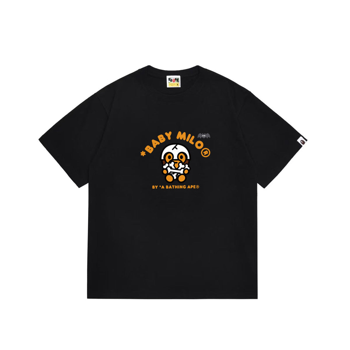 BAPE Baby Milo Skeleton & Bat Graphic T-Shirt