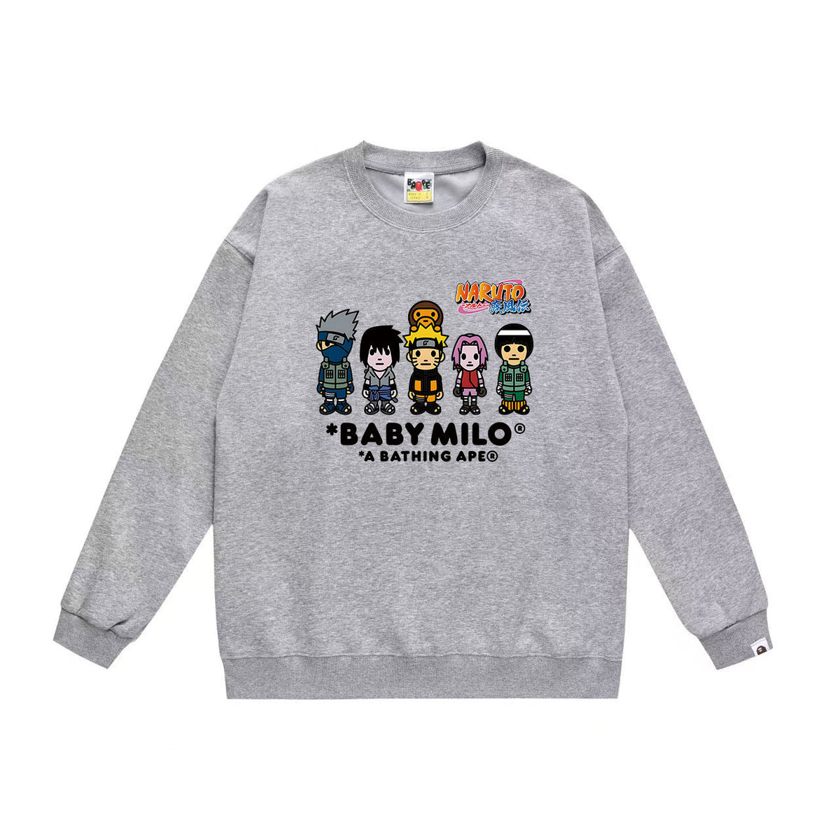 BAPE Baby Milo Naruto Graphic Crew-Neck Sweatshirt