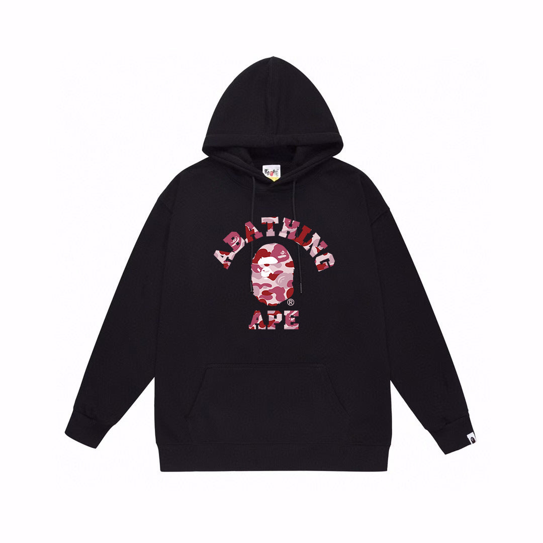 BAPE Camo College Ape Head Logo Pullover Hoodie