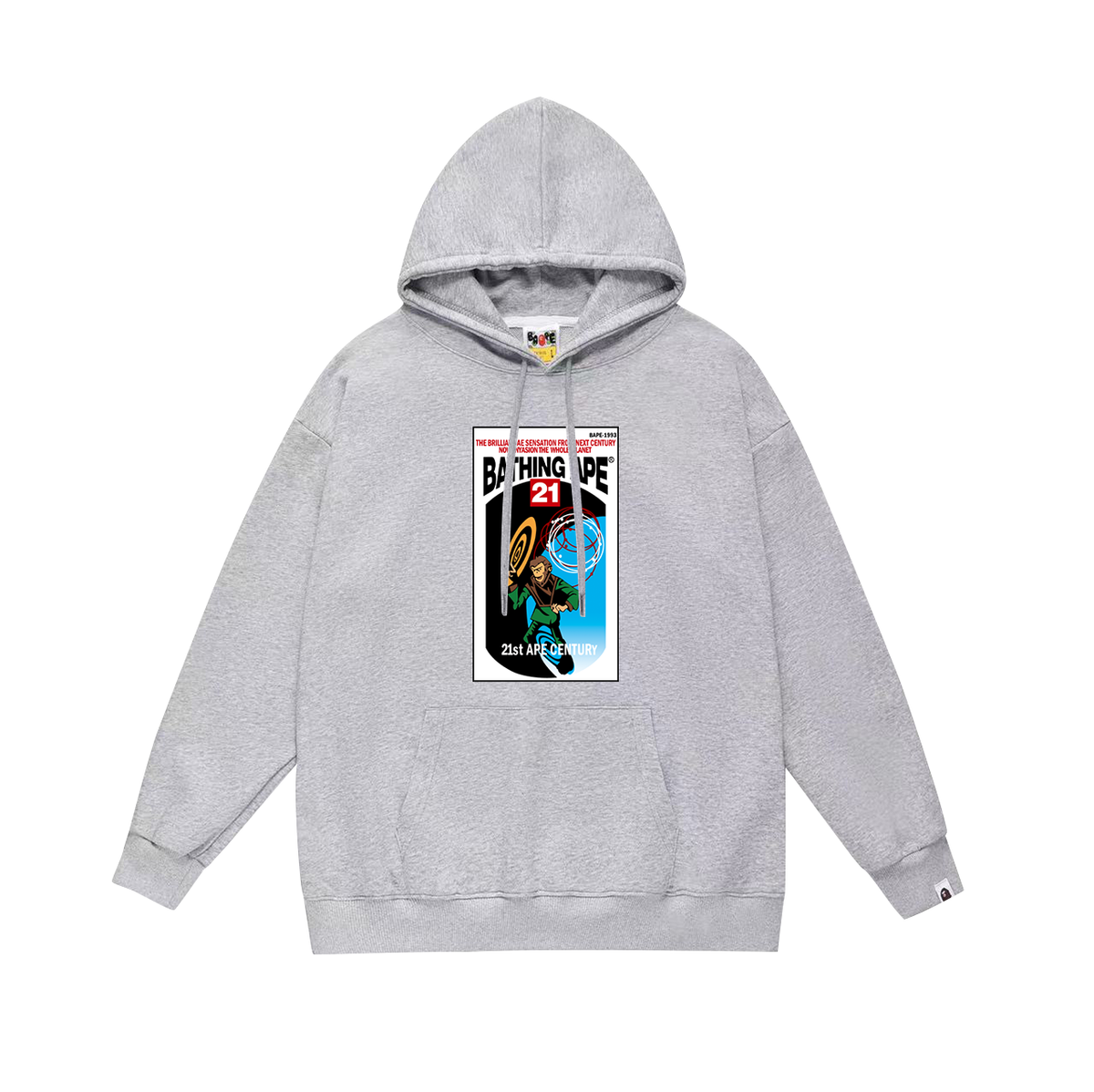 BAPE 21st Ape Century Comic Graphic Pullover Hoodie