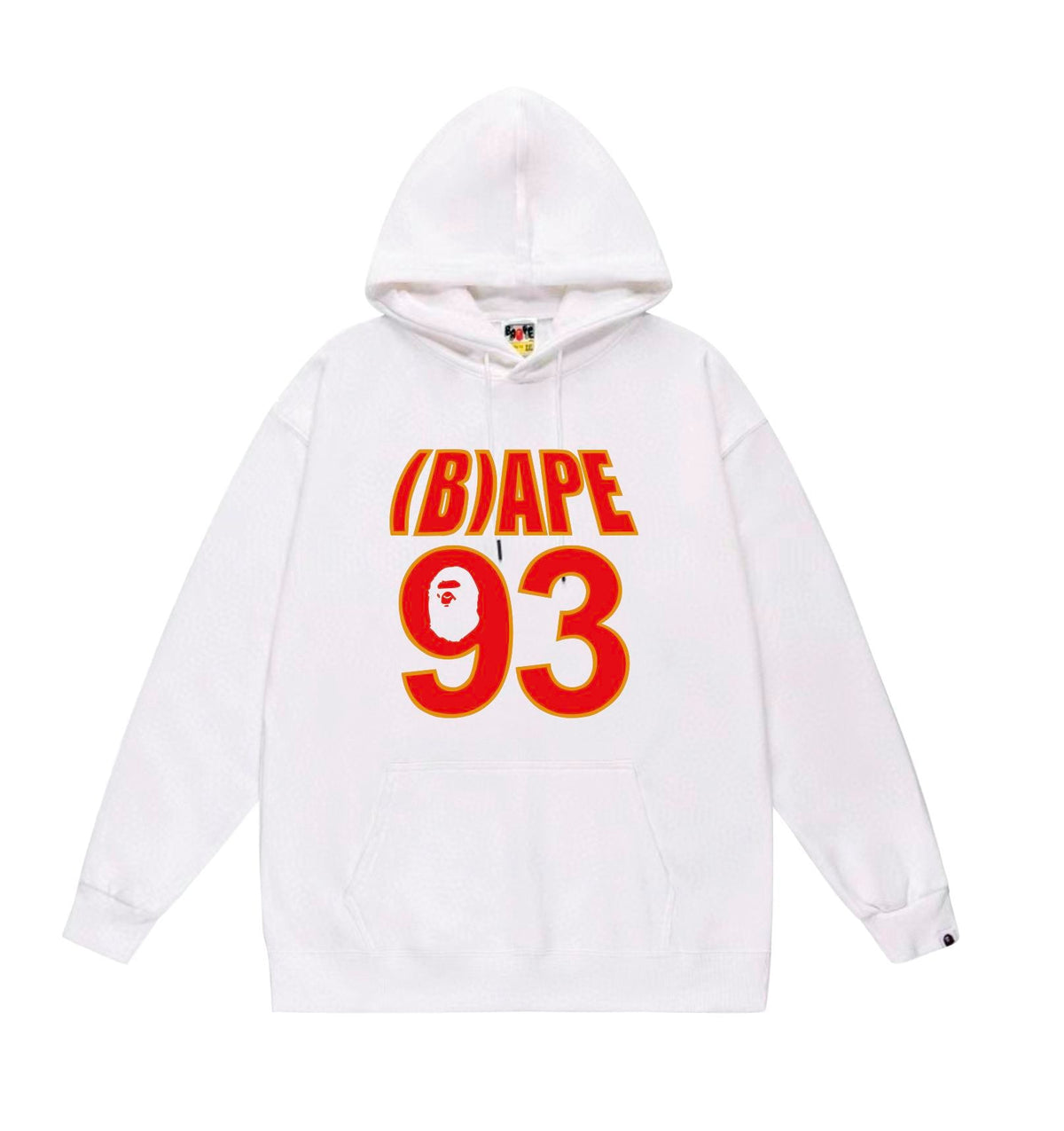 BAPE 93 Varsity Graphic Pullover Hoodie