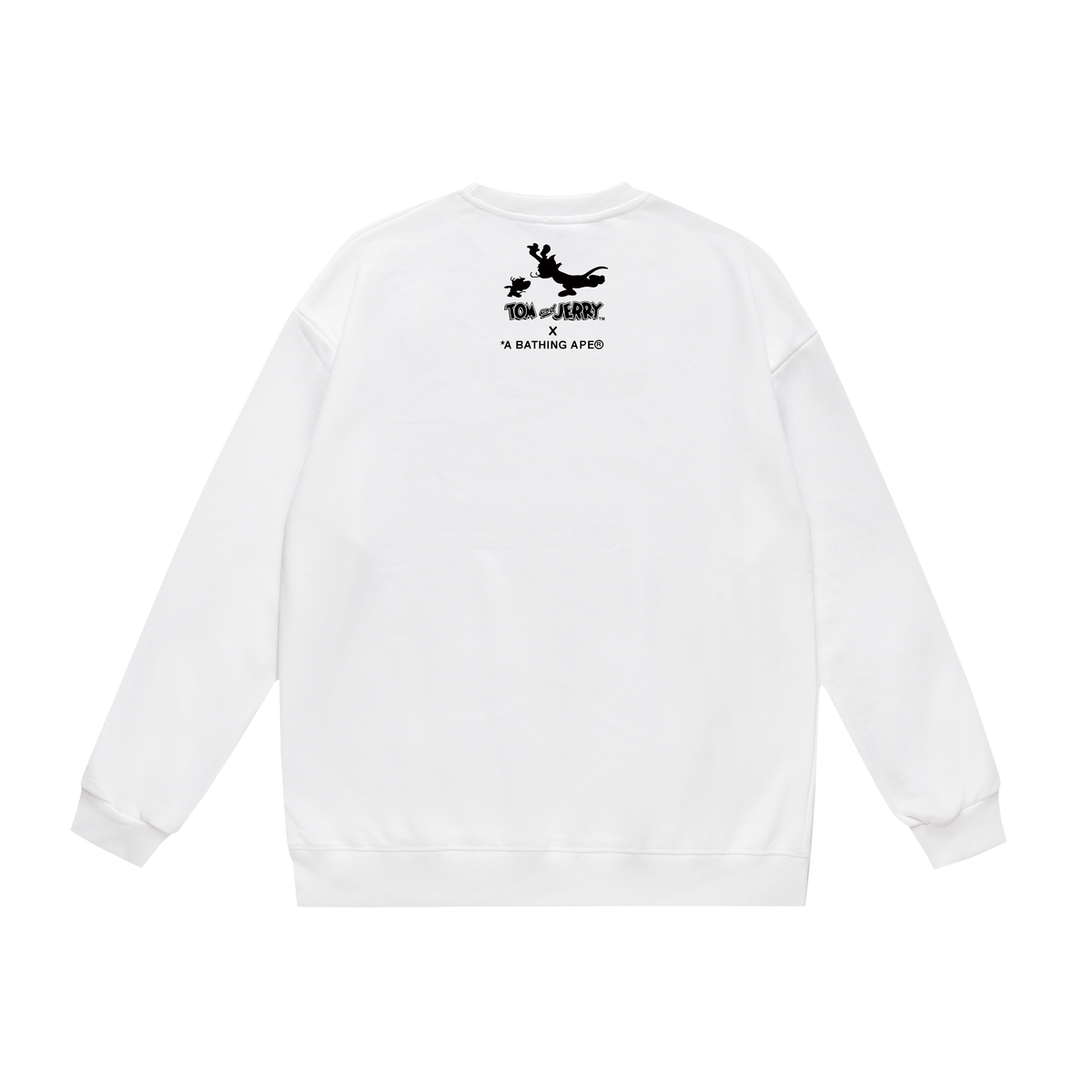 BAPE Baby Milo Tom and Jerry Graphic Crew-Neck Sweatshirt