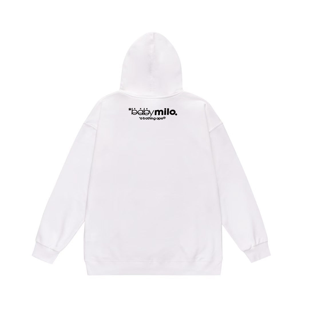 BAPE Shark Hood Cartoon Character Pullover Hoodie
