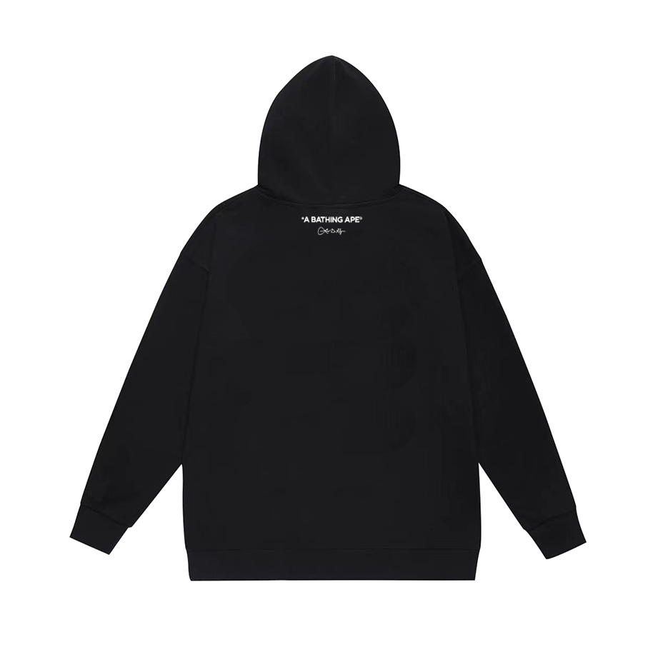 BAPE Pastel Abstract Ape Head Graphic Pullover Hoodie