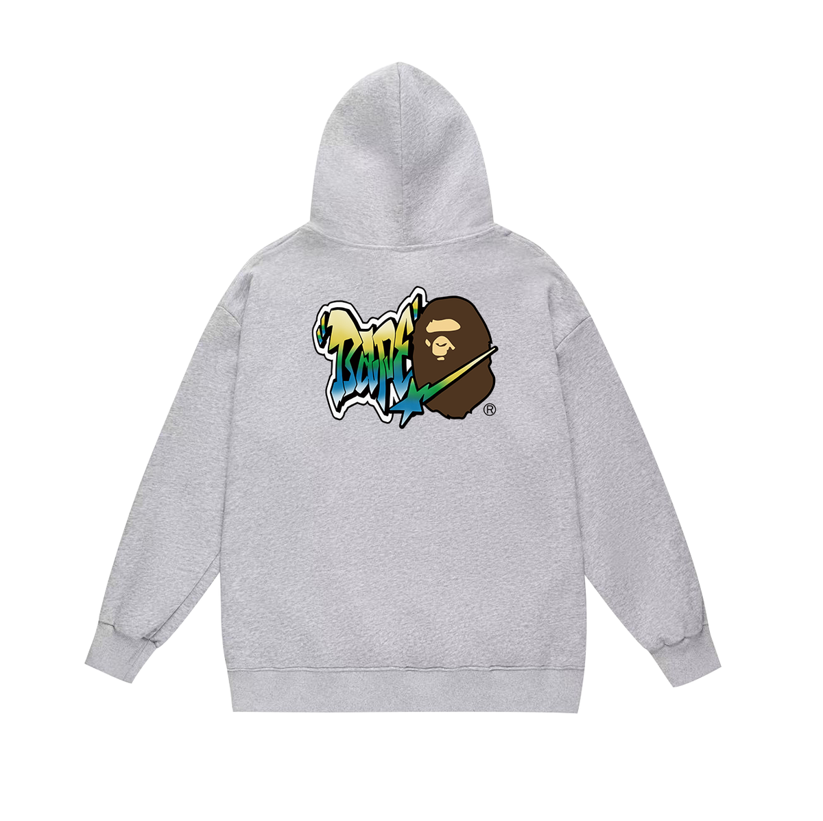 BAPE Graffiti Lettering & Shooting Star Pullover Hoodie