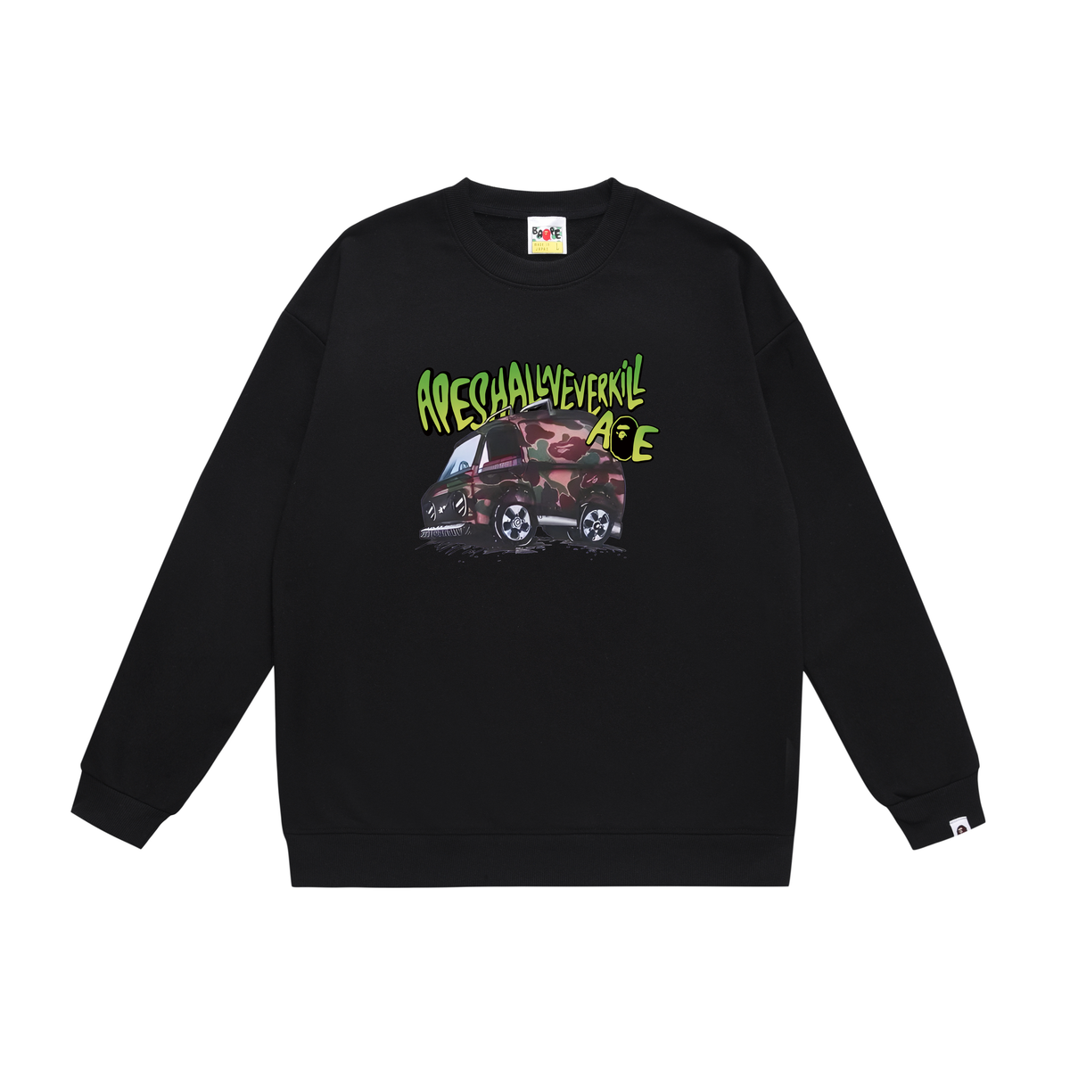 BAPE Camo Van Graphic Crew-Neck Sweatshirt