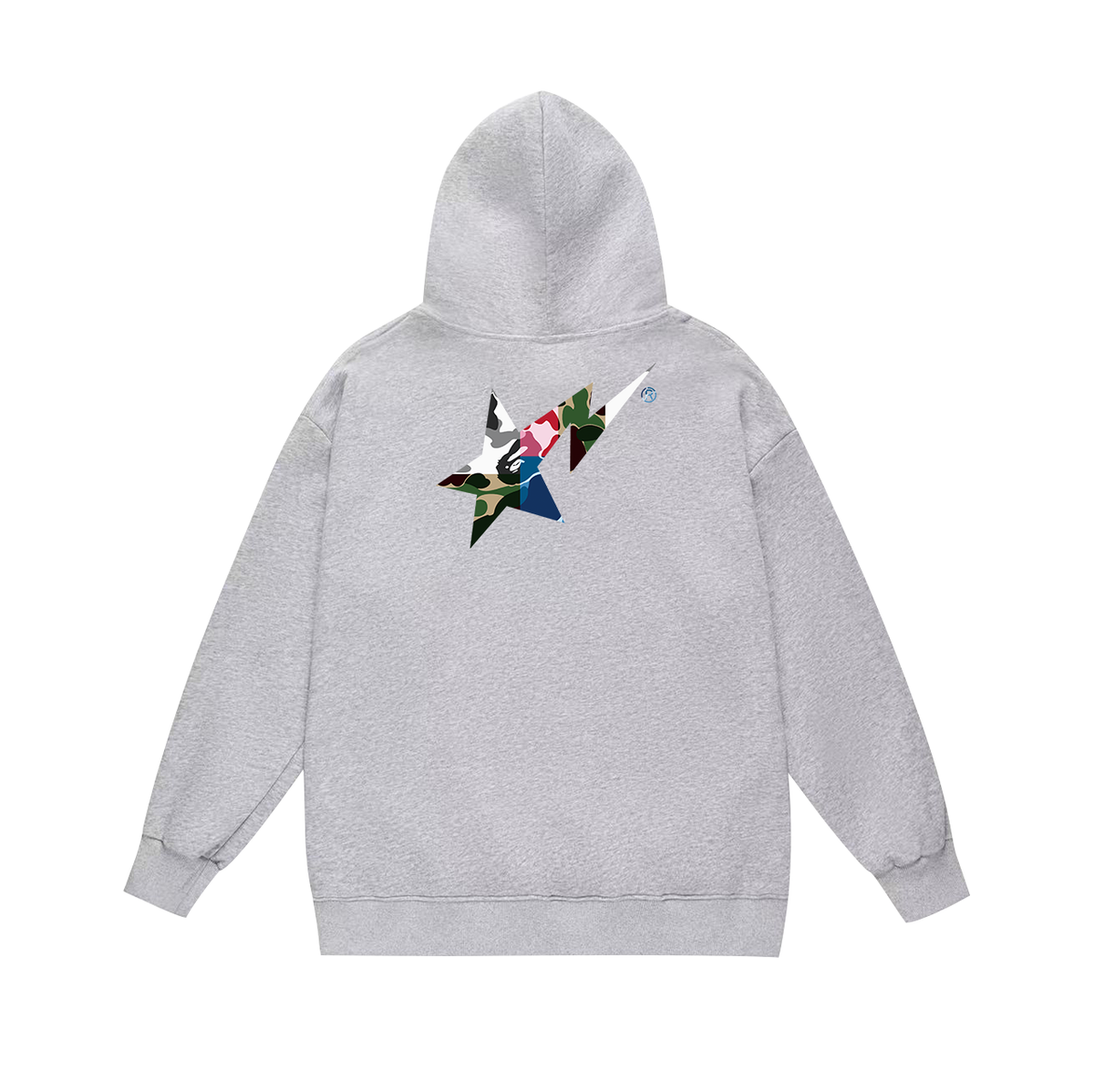 BAPE STA Multicolor Camo Logo Pullover Hoodie