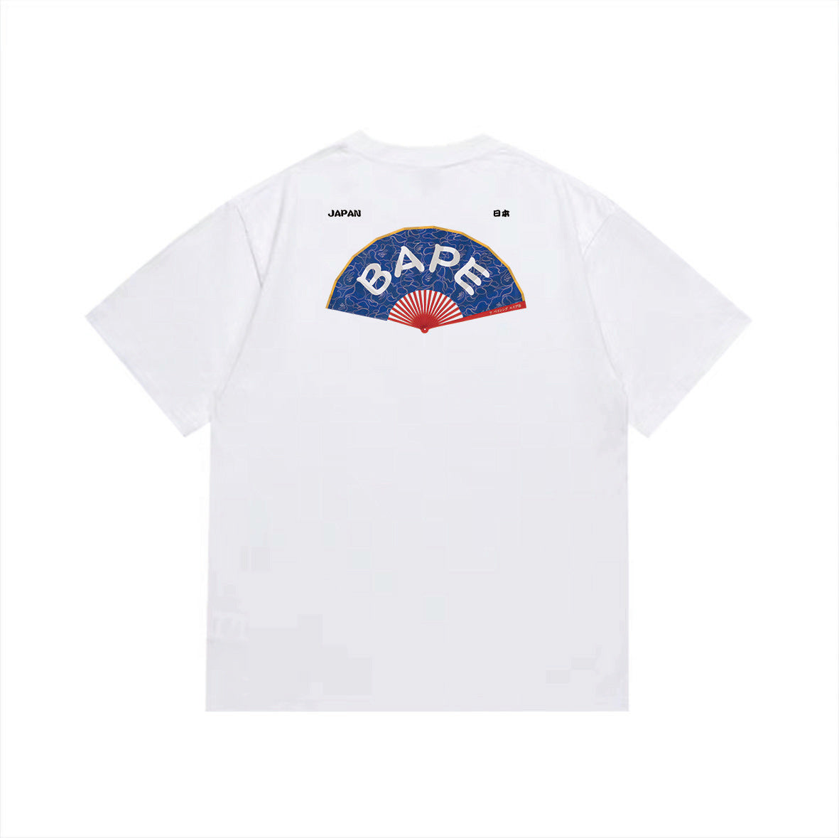 BAPE Japan Folding Fan Back Graphic T-Shirt