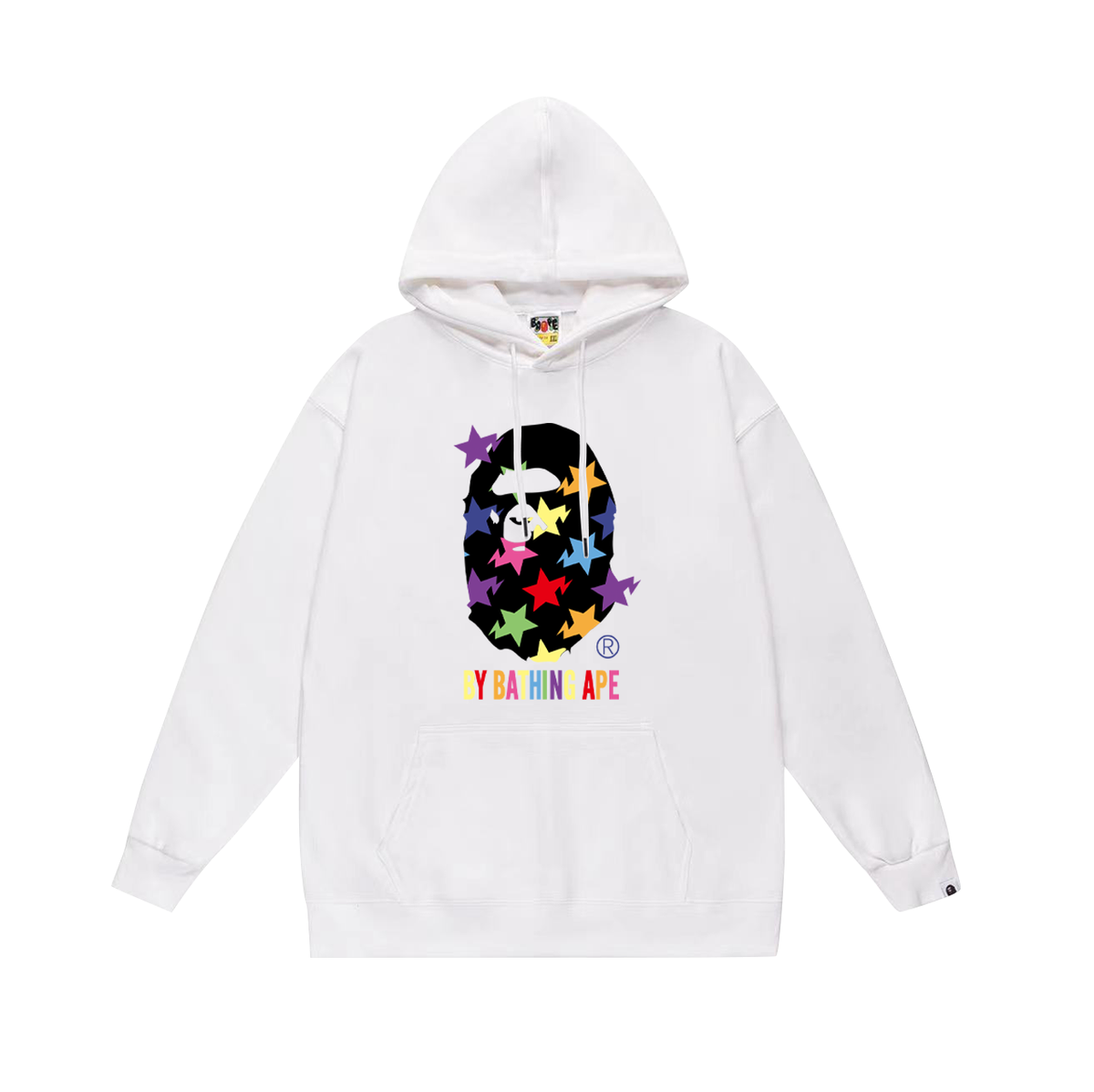 BAPE Multicolor Star Ape Head Graphic Pullover Hoodie