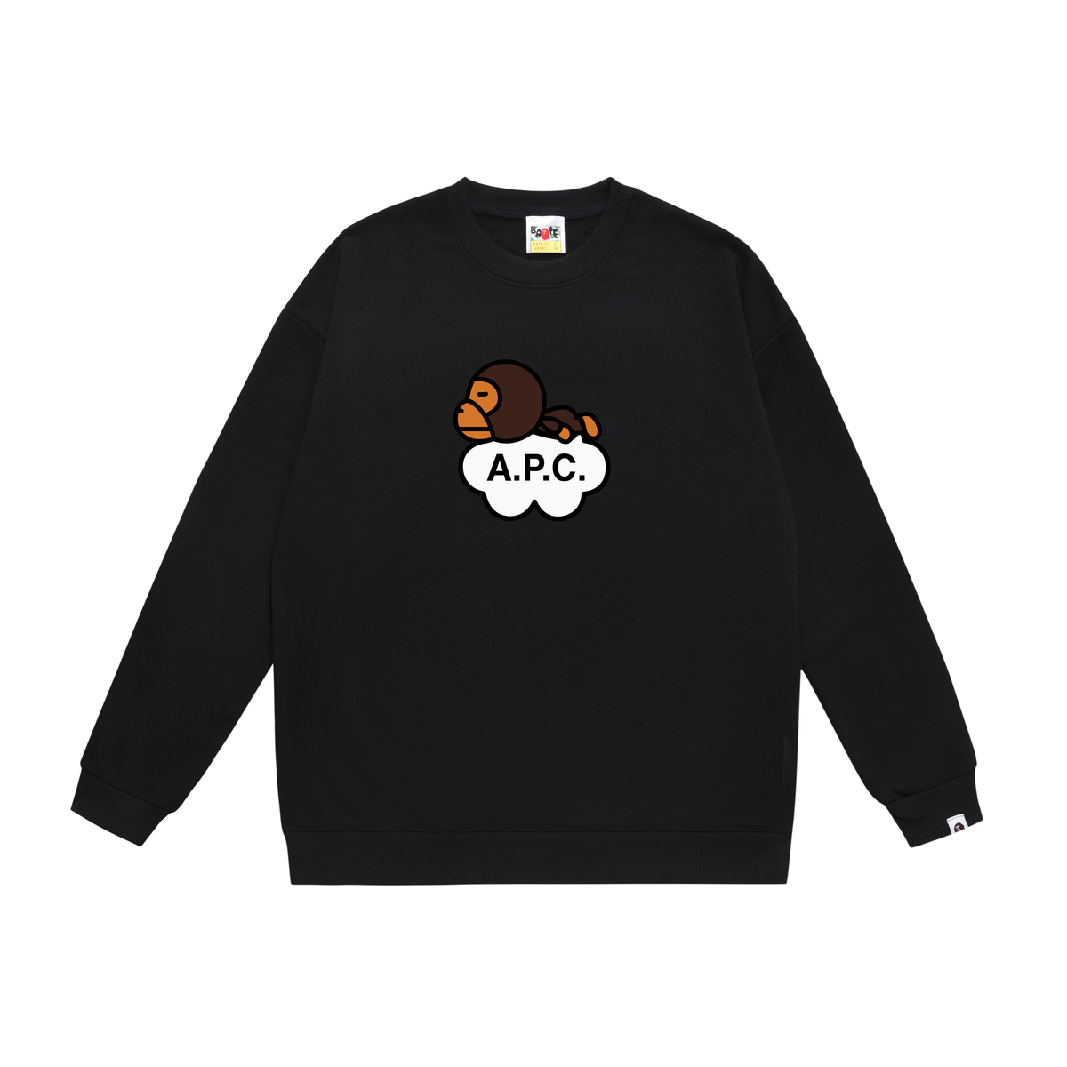 BAPE Baby Milo A.P.C. Cloud Graphic Crew-Neck Sweatshirt