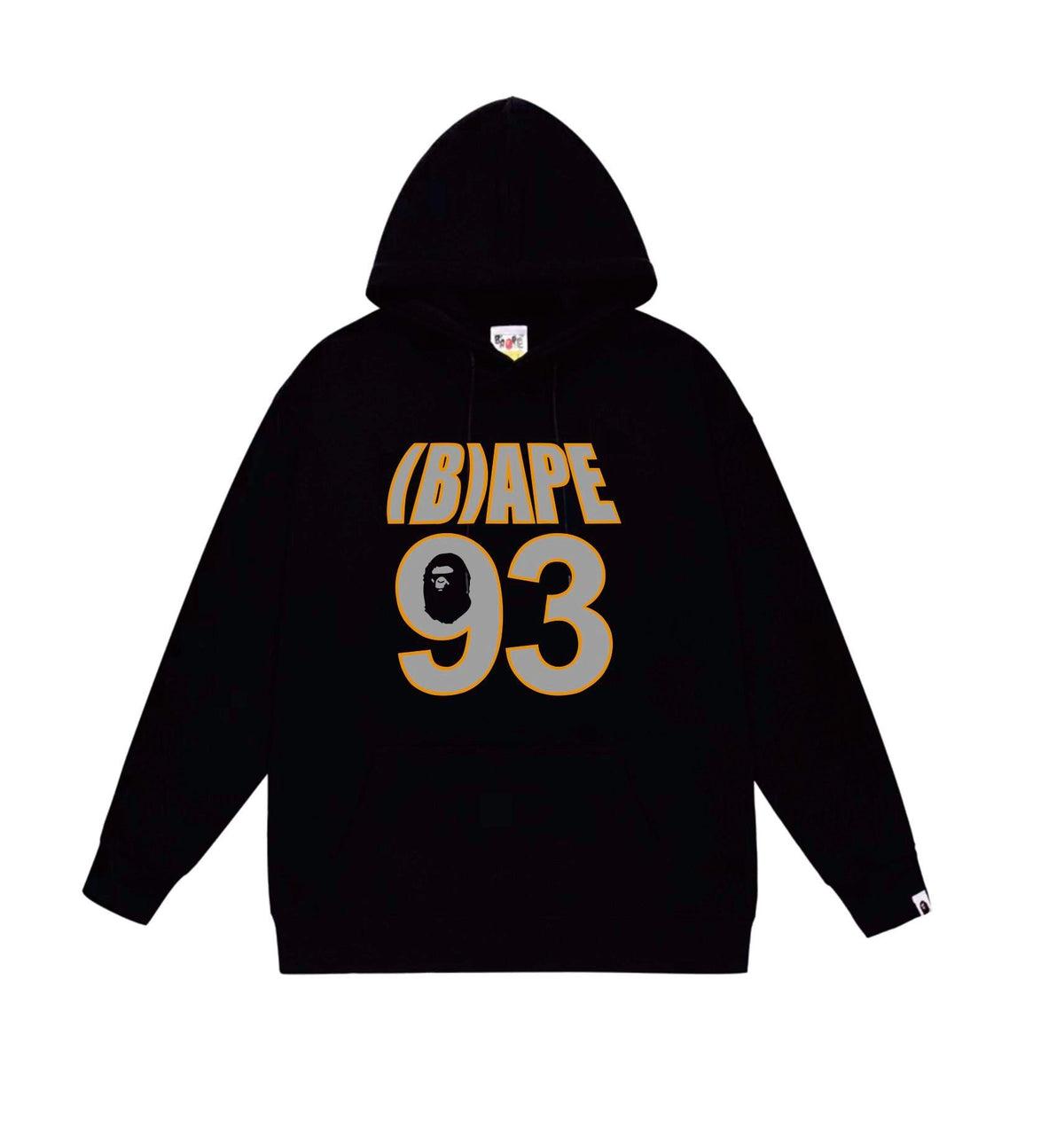 BAPE 93 Varsity Graphic Pullover Hoodie