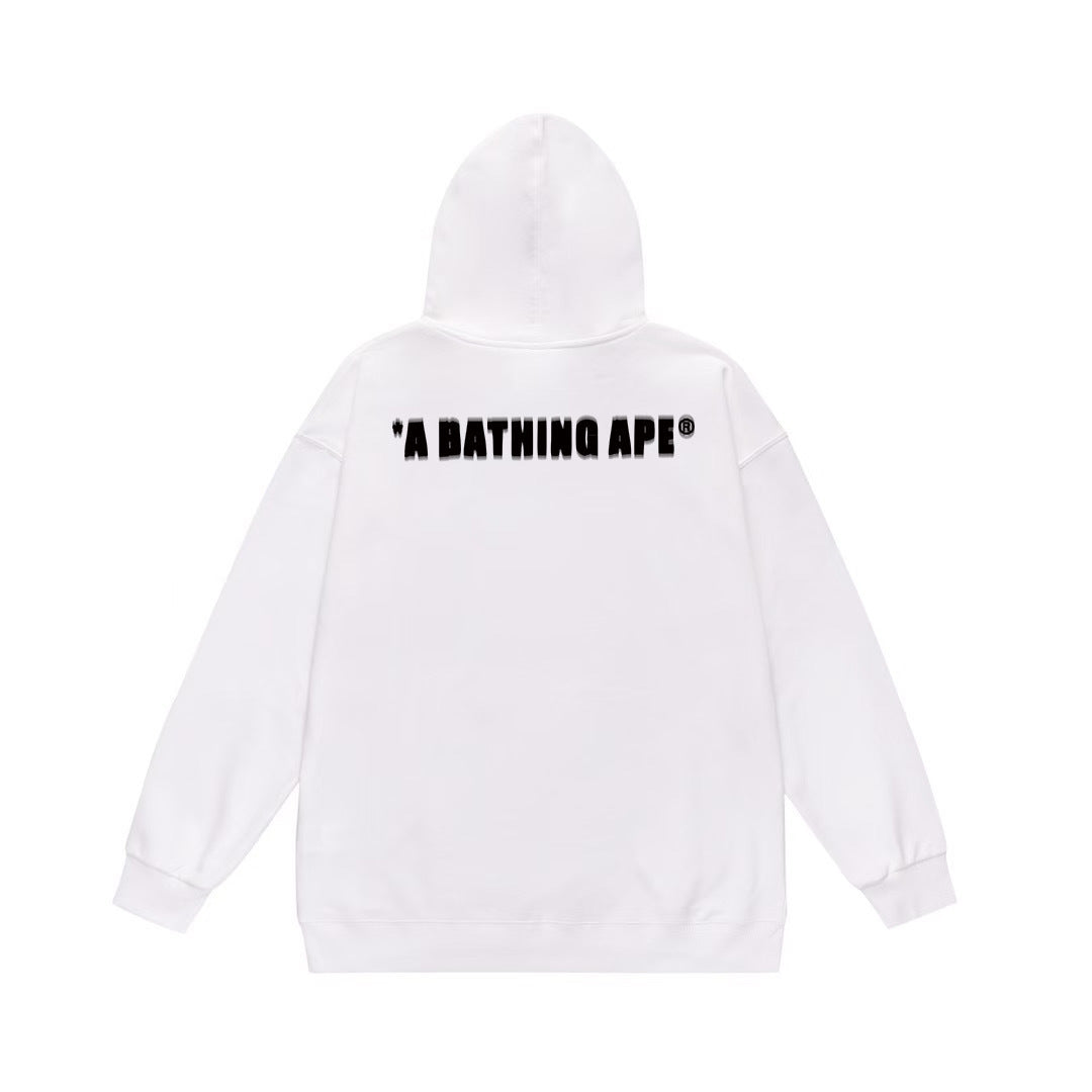 BAPE Pixel-Style Ape Head Graphic Pullover Hoodie