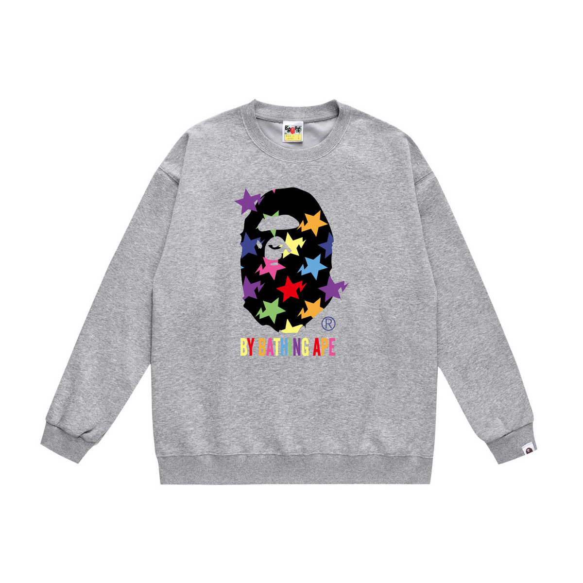 BAPE Multicolor Star Ape Head Crew-Neck Sweatshirt