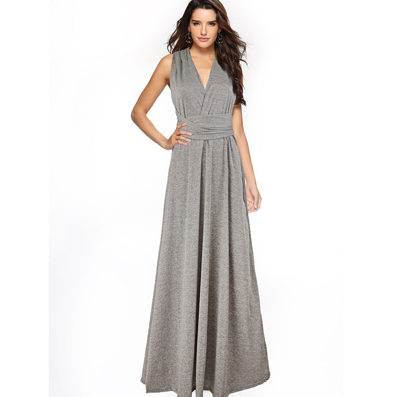 Valentine's Day Dress Backless Sexy Lace-up Bandage One-Piece Dress