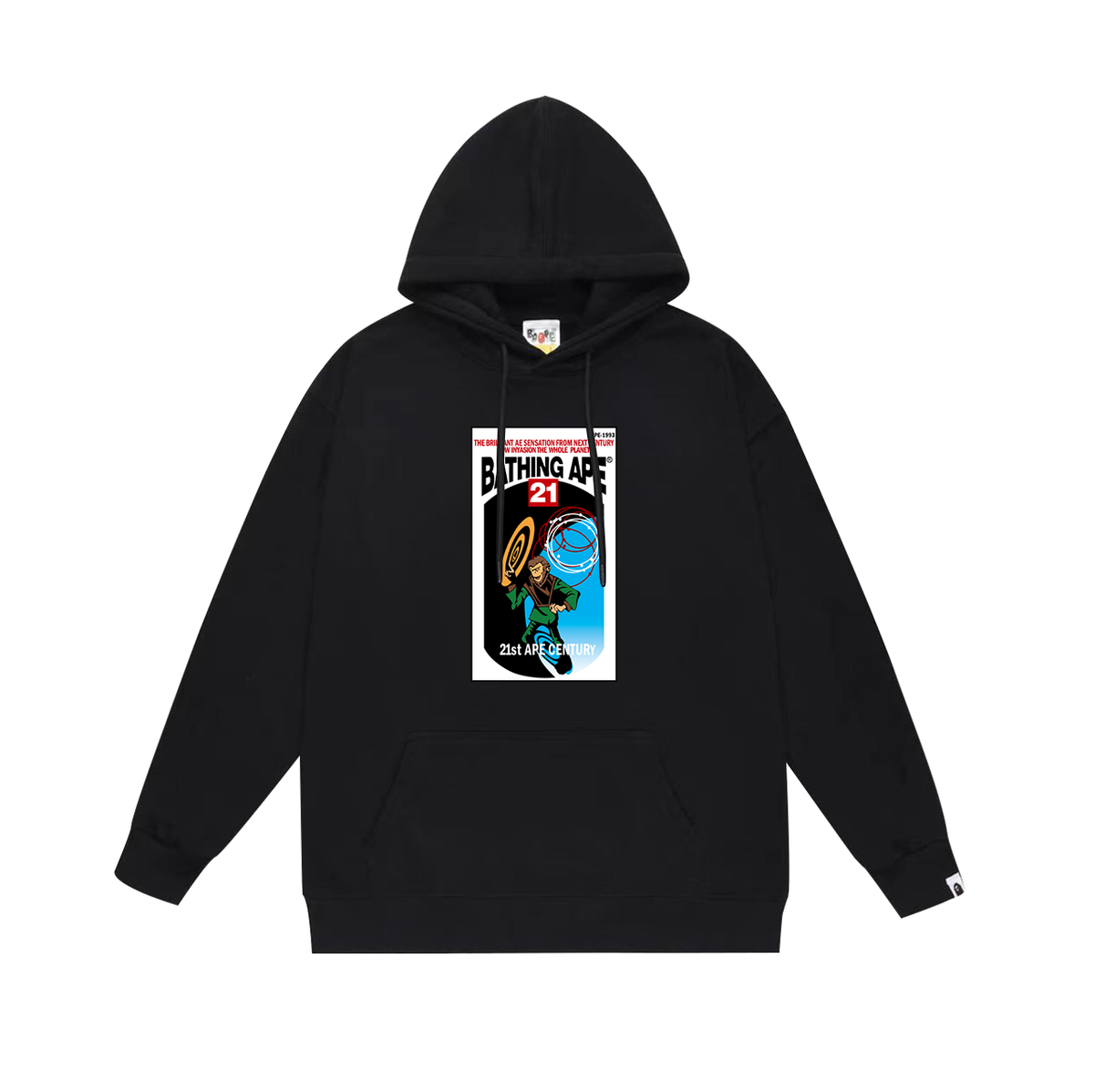 BAPE 21st Ape Century Comic Graphic Pullover Hoodie