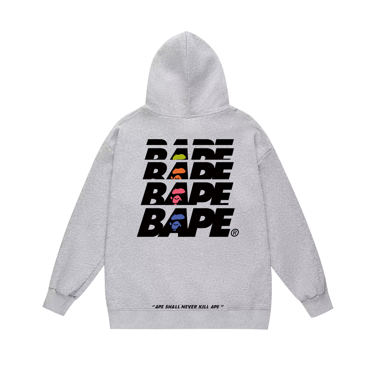 BAPE Camo Ape Head & Stacked Wordmark Pullover Hoodie