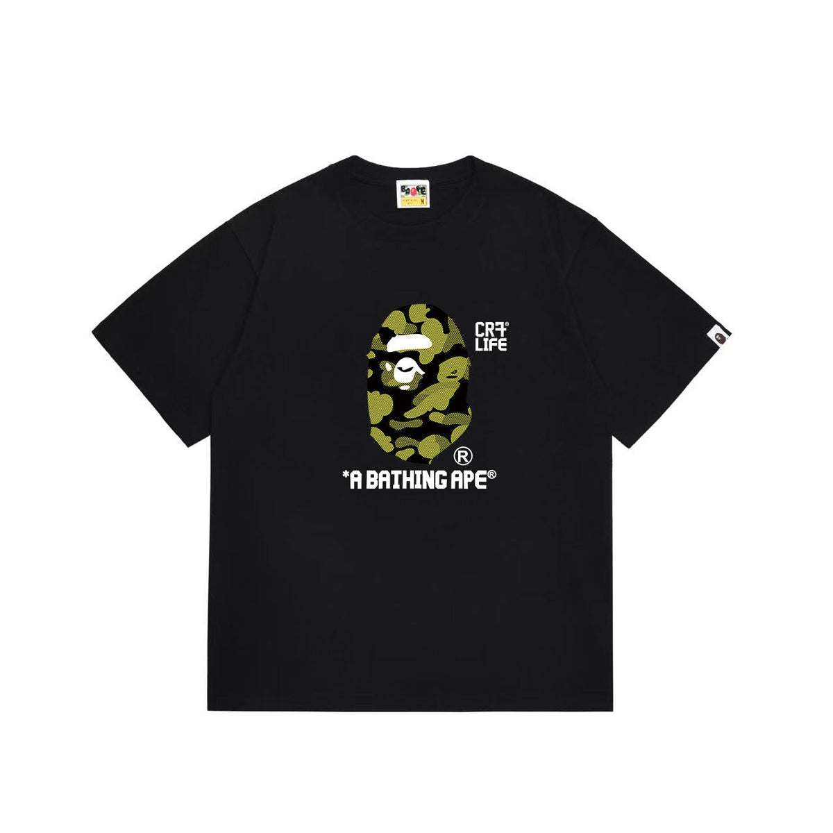 BAPE Green Camo Ape Head Graphic T-Shirt