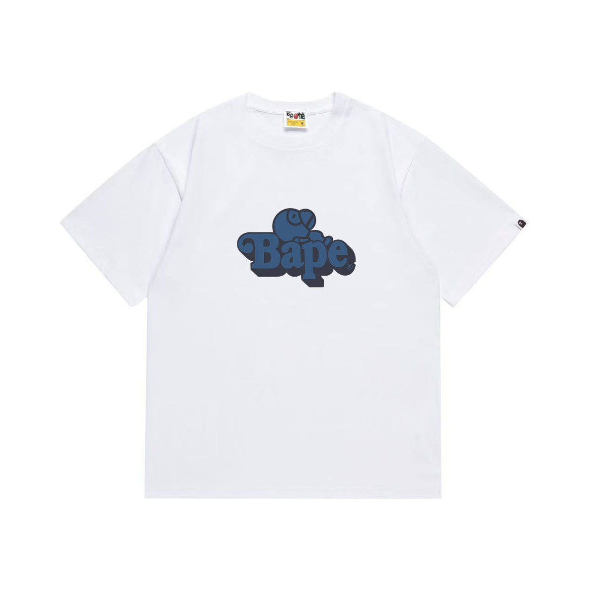 BAPE Blue Logo Graphic T-Shirt